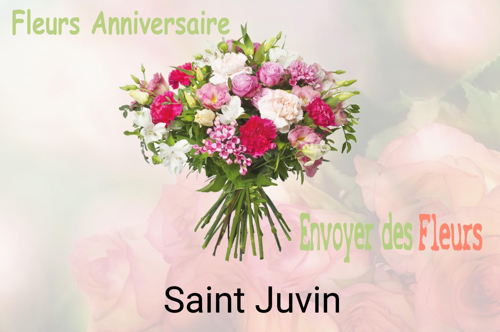 Bouquet de fleurs d’anniversaire livré à Saint-Juvin